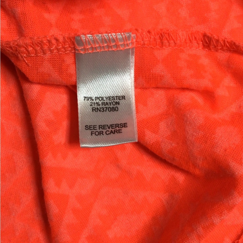 Cato Women's Vibrant Orange Tank Top (0214) - Picture 3 of 6